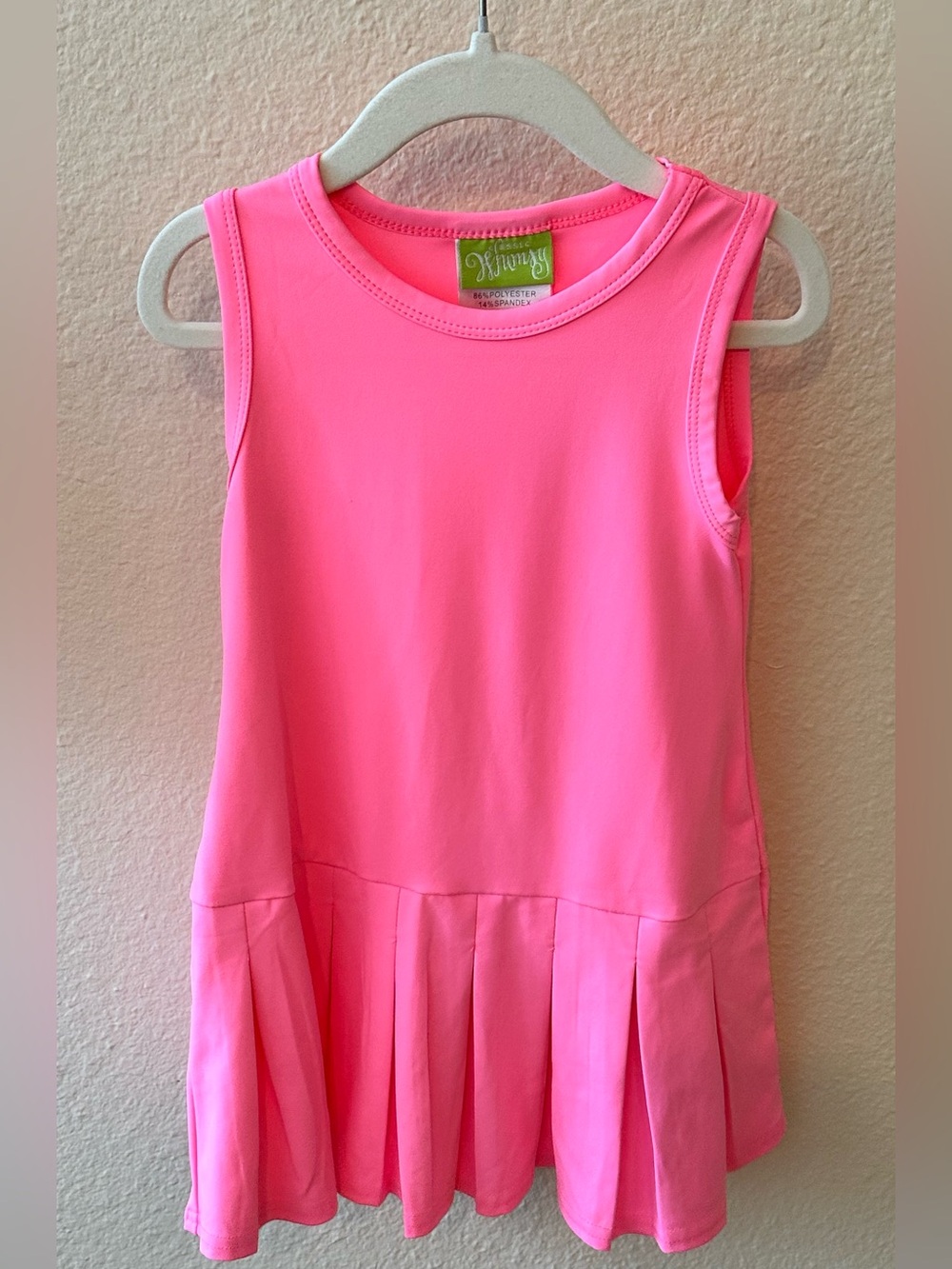 Hot Pink Tennis Dress- Classic Whimsy